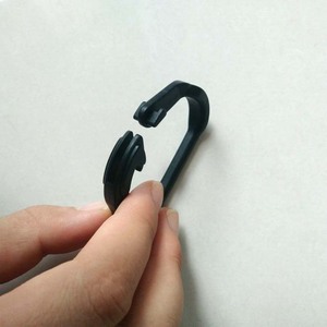 Ganchos en C Negros Resistentes a los Rayos UV, Cubierta de Cereza, Conectores de Plástico, Abrazaderas, Gancho para Cuerda Elástica - Product Image 2