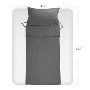 Lenzuola <span class=keywords><strong>da</strong></span> campeggio leggero WOQI lenzuola <span class=keywords><strong>da</strong></span> <span class=keywords><strong>viaggio</strong></span> <span class=keywords><strong>sacco</strong></span> <span class=keywords><strong>a</strong></span> <span class=keywords><strong>pelo</strong></span> fodera per ostello e viaggiare con cerniera <span class=keywords><strong>a</strong></span> tutta lunghezza - Product Image 3
