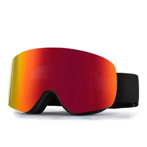 Frameless Ski Goggles OEM Custom logo Anti-fog Dirt bike goggles ski goggle Winter SnowBoarding Snowmoblie