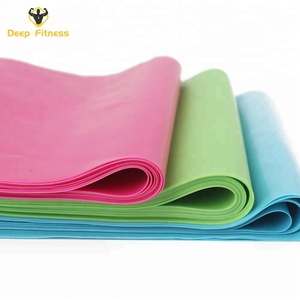 100% naturale in lattice fasce lunghe elasticizzate professionale fascia elastica resistenza rotolo per terapia fisica Yoga <span class=keywords><strong>Pilates</strong></span> - Product Image 3