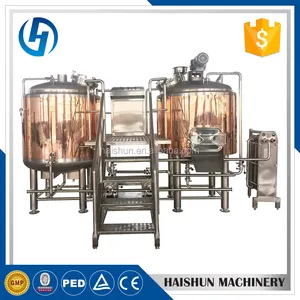 Venta caliente de acero inoxidable de fabricación de la cerveza equipo destilador de alcohol