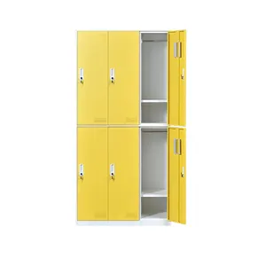 Hot Selling Colourful Gym Locker 6 Door Steel Locker