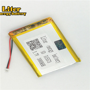 Plug 1.5-2 P 3.7 V 515573 3000 mah lipo battery Rechargeable solar li ion polymer lithium battery with PCM - Product Image 3
