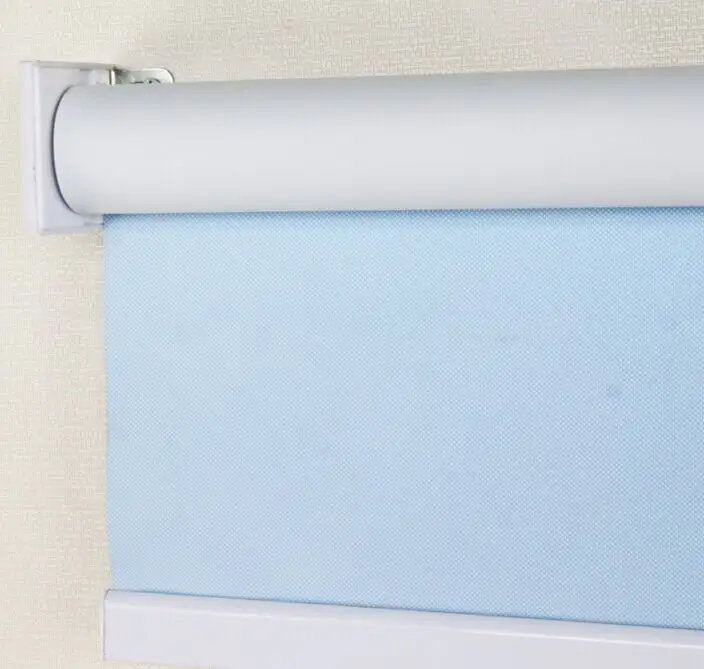 Jendela Roller Blinds Kain Blackout Mechain Bagian dari Bawah Ke Atas Komponen Aksesoris Zip Pull Cord