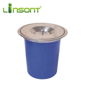OEM factory stainless steel built in dustbin kitchen appliances rubbish bin