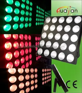 Lâmpada matriz de led arquitetural, lâmpada decorativa 25*10 para barra de dj e disco