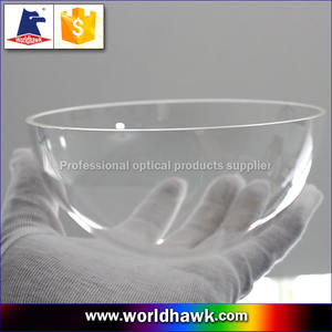 Instrumentos ópticos Lente de cúpula hiperhemisférica y lente de cúpula hemisférica con forma de cubierta de vidrio óptico - Product Image 3
