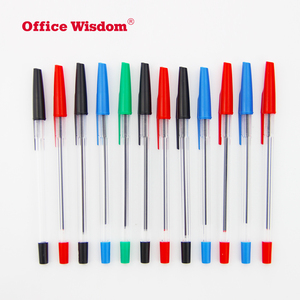 Bền Trong Suốt Thùng Bút Bán Văn Phòng TrườNg Học Đơn Giản Ballpen Nhiều Màu Nhựa Stick Ballpen - Product Image 2