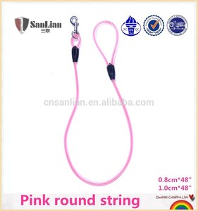 De moda caliente- venta de color rosa ronda falso cadena de la correa del perro - Product Image 1
