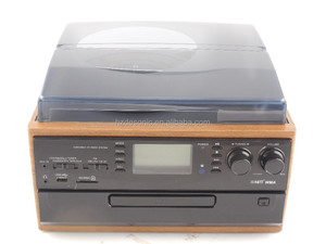 Lecteur de plateau tournant en vinyle, modèle classique, Hi-Fi, système stéréo avec Radio, 10 pouces, meilleure vente - Product Image 4