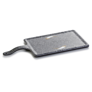 Plateau de service plat noir rectangulaire avec poignée, 1 pièce, style coréen, <span class=keywords><strong>grand</strong></span>, 14.5 pouces, offre spéciale - Product Image 1