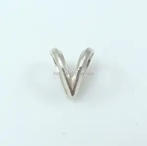 H747 Sterling Silver Bail Finding for Welding on Pendant