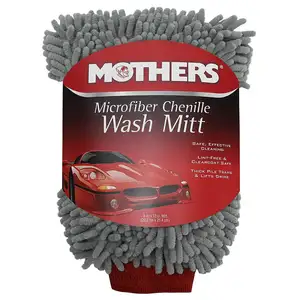 Chenille — mitaines de lavage de voiture en polyester, premium, en microfibre, sans rayures