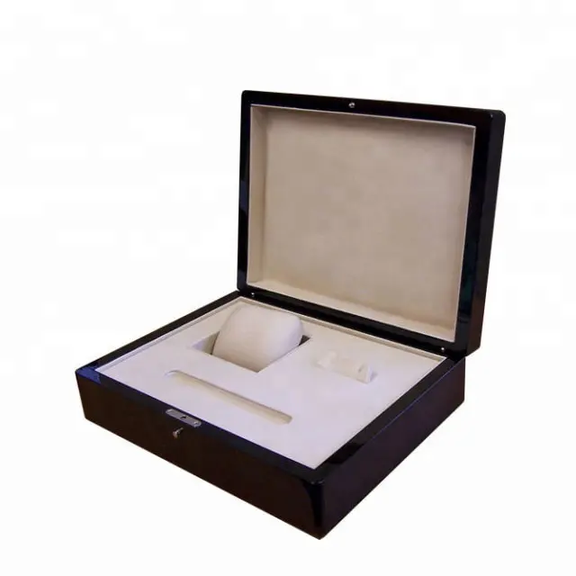 De alta calidad de regalo personalizado de madera de lujo caja de reloj