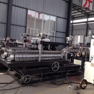 HDPE/PVC Double Wall Corrugated Pipe and PVC Ribbed Pipe Extrusion Line