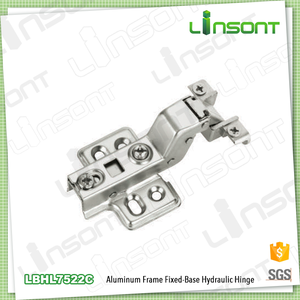 Porte en profilé d'aluminium de charnière de dissimulation inséparable d'achat direct Chine approvisionnement bon <span class=keywords><strong>prix</strong></span> charnières de meubles Offre Spéciale charnière de lit souple - Product Image 2