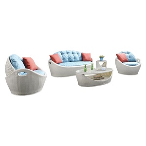 Tất Cả Thời Tiết Làm Bằng Tay Mây Đồ Nội Thất <span class=keywords><strong>Wicker</strong></span> <span class=keywords><strong>Sofa</strong></span> <span class=keywords><strong>Set</strong></span> Cho Vườn - Product Image 1
