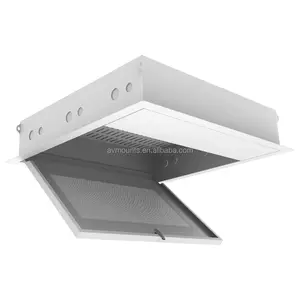 False ceiling equipment storage enclosure box easy to attach a projector mount