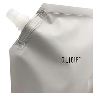 1000 unids 5ml de muestra de plástico líquido bolsa de pico translúcido de la loción de la crema de la bolsa de embalaje para cosméticos de maquillaje de regalo