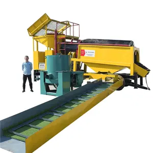 SINOLINKING mobile small gold wash plant gold mining machine for sale