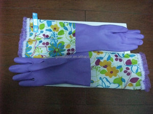 50 cm de bord de fleur ménagers en caoutchouc extra longs pêche gants de nettoyage - Product Image 2