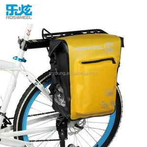 Roswheel 新设计和 OEM 接受后机架安装自行车单防水 Pannier 包