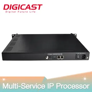 16/32 Channel QAM DVB-C/T/ISDB-T Modulator With MUX And Scrambler GbE IP To RF Converter IP Processor DVB-C QAM Modulator