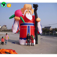 Réplique gonflable de dessin animé le dieu de la longévité de Style chinois pour la décoration du nouvel an chinois A646
