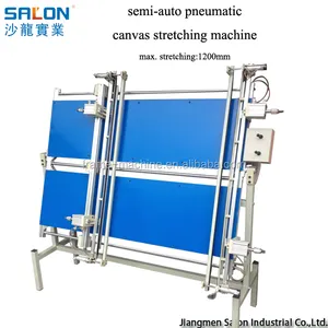 Máquina de estiramiento de lona neumática semiautomática