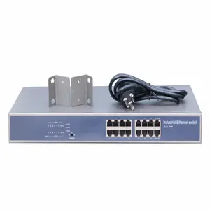 OEM 19in rackmountable 100-260V AC voltage 16 port gigabit switch