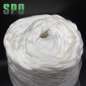 Fibra de Seda Sin Teñir en Oferta, Tops de Seda de Capullo de Gusano de Seda para Mezclar con Fibra Merino, Precio de Fábrica - Product Image 2