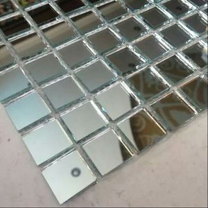 Miroir de salle de bains en mosaïque, verre brillant, vente en gros - Product Image 3