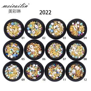 Nuovo arrivo 1 scatola di forma mista unghie decorazioni artistiche - Product Image 1