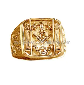 Mens Signet Ring Shiny Gold 10k Gold 14k Gold Ring