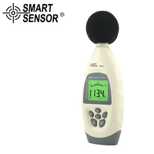Medidor de nível de ruído digital, sensor inteligente ar844 medidor de nível de som com software & cabo usb 30 ~ 130db 31.5hz ~ 8.5khz