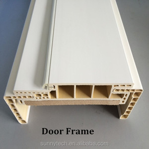 Pvc Laminate Sơn Nguyên Liệu Wpc Một Loại Cửa Vỏ Khung - Product Image 2