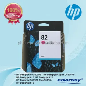 HP معتمد 100% حقيقي الأصلي HP 82 69-ml Magenta DesignJet خرطوشة حبر C4912A