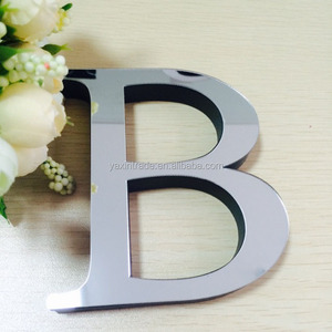 Acrylic Decorative Mirror <strong>Wall</strong> Sticker Home Decor Alphabet <strong>Letters</strong> - Product Image 6