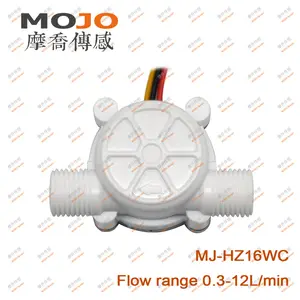 HZ16WC 0.3-12L/min (G3/8) POM Quick connector liquid flow sensor