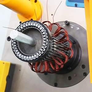 Tự động một pha động cơ Stator cuộn dây chèn máy thiết bị công nghiệp với động cơ và PLC thành phần cốt lõi - Product Image 1