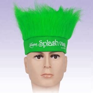 Soccer Game Fans Hairy Headband Wig Caps for <strong>Beer</strong> Festival - Product Image 1