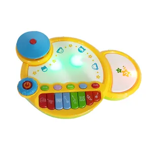 Amazing colorful musical instruments education drum toy battery operated multifunctional kids toy