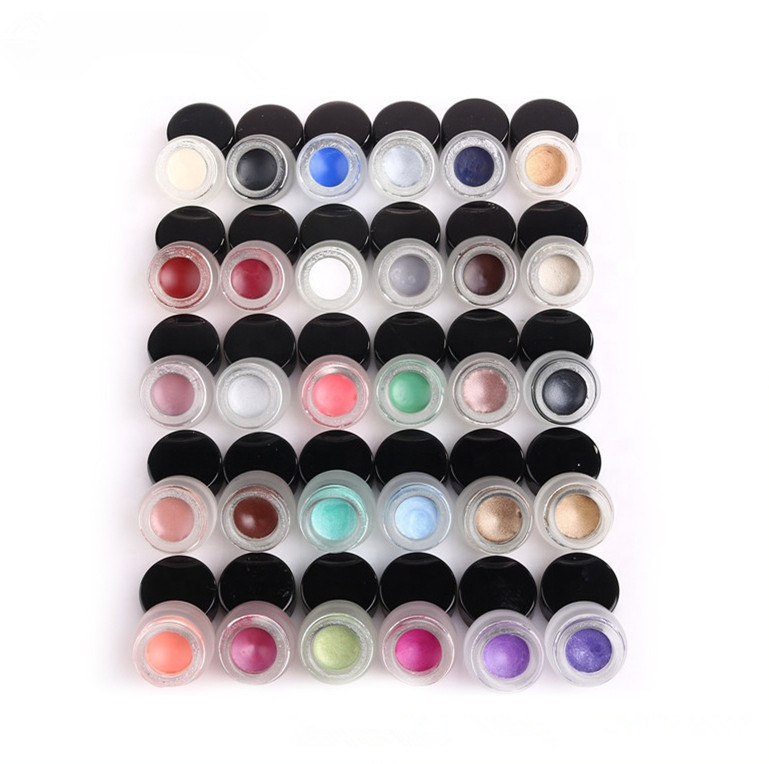 New Makeup Waterproof Eyeliner Gel Cream Eyes Cosmetic Gel Shimmer Eyeliner