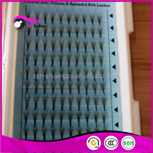 Pas cher Russe 8D Synthétique Volume Faux Vison Cils Extensions Faux Cils