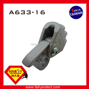 A633-16 Industrial Fall Protection Aluminum With Eye 16mm Synthetic Rope Grab - Product Image 4