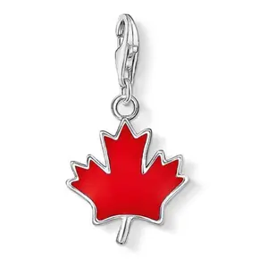 Maple leaf charm with lobster clasp fashion accessory