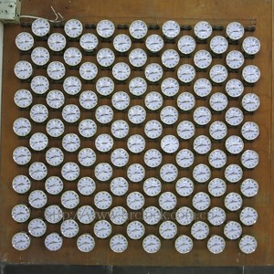 Quartz <strong>Clock</strong> Insertion <strong>Movement</strong> 80mm <strong>Clock</strong> Inset <strong>Movement</strong> 3-1/8&quot; Gold Roman <strong>Clock</strong> <strong>Insert</strong> - Product Image 5