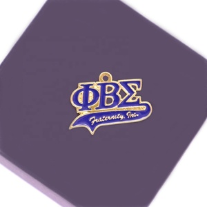 Articles grecs Société Association Symbole Fondé 1914 Lettre Grecque Phi Beta Sigma Charme Fraternité Pendentifs pour la Fabrication de Bijoux - Product Image 3