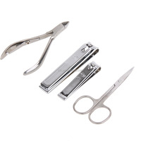 12 pcs Complet Ongles Manucure Pédicure Coupe-ongles Ciseaux Toilettage Kit Meilleur Outils De Soin Des Ongles avec étui Rigide