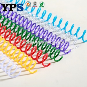 <span class=keywords><strong>Spirale</strong></span> de reliure en plastique PET coloré de 10 mm pour fournitures de bureau et scolaires - Product Image 3